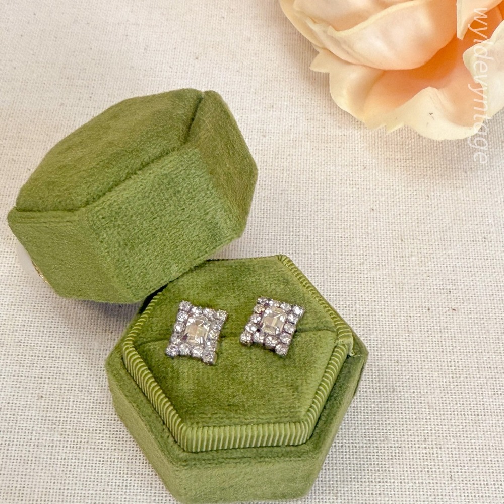 Art Deco Silver‎ Earrings